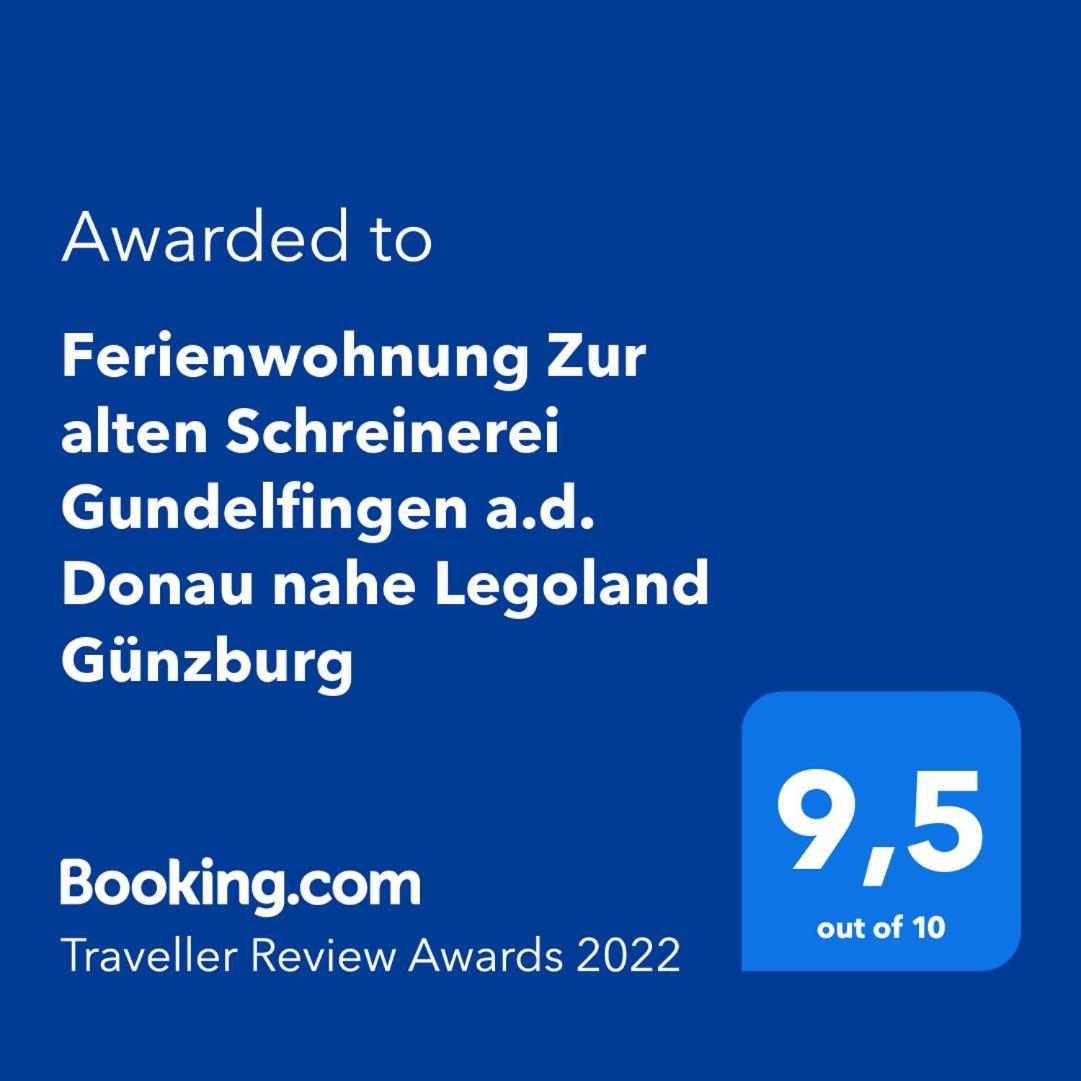 Ferienwohnung "Zur Alten Schreinerei" Gundelfingen - Donau Gundelfingen an der Donau Eksteriør billede