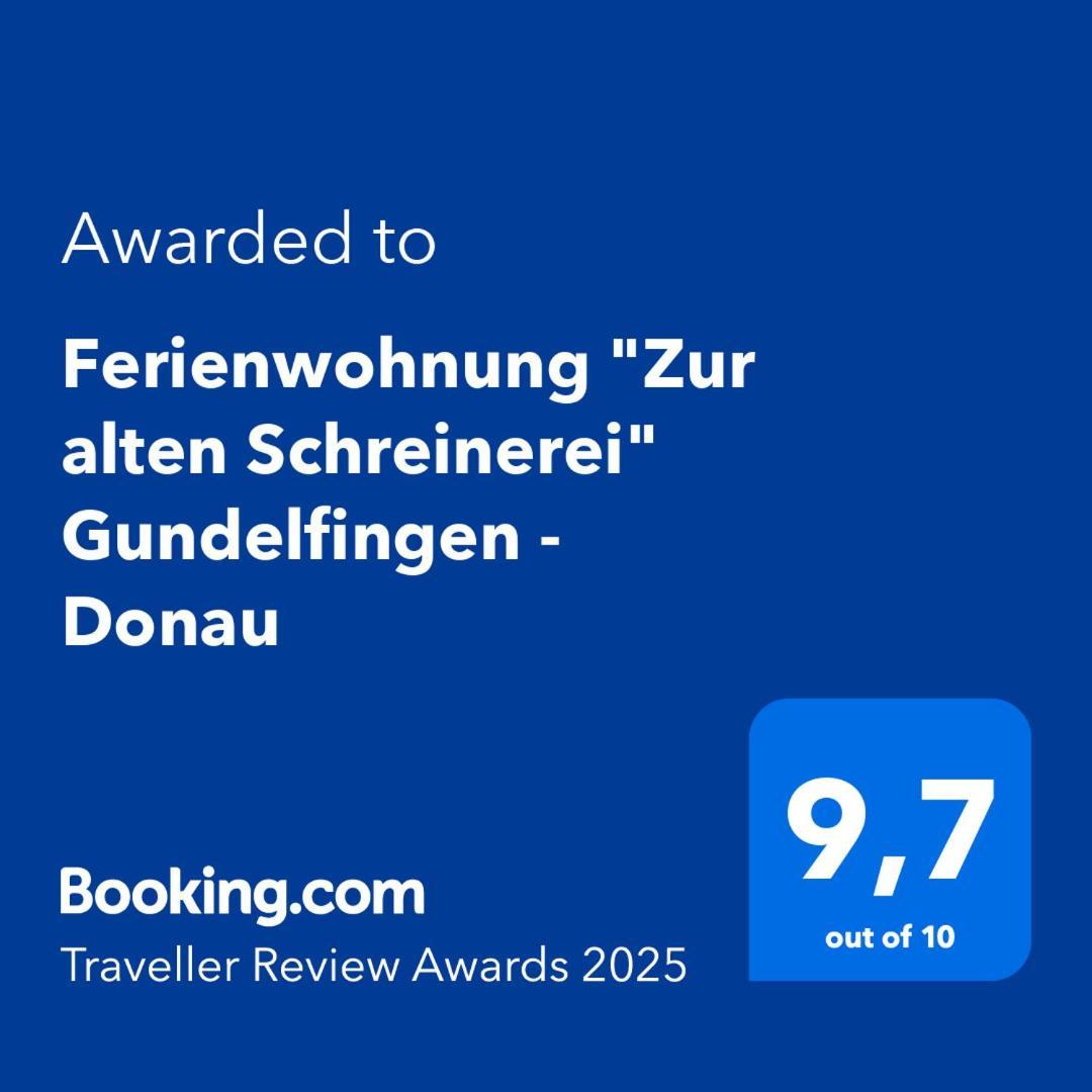Ferienwohnung "Zur Alten Schreinerei" Gundelfingen - Donau Gundelfingen an der Donau Eksteriør billede